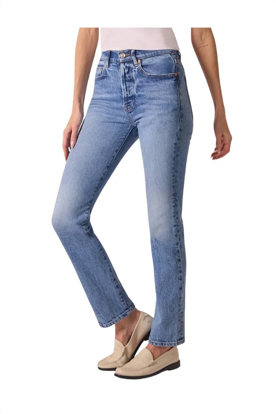 NEW BETRO SIMONE lindsay straight leg jeans in euclid wash